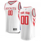 Camiseta Custom 0 Houston Rockets Association Edition Blanco Hombre